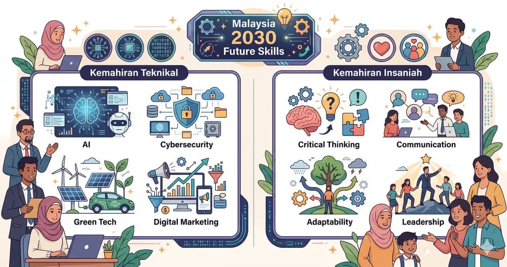 Kemahiran masa depan yang diperlukan dalam pasaran kerja Malaysia 2030