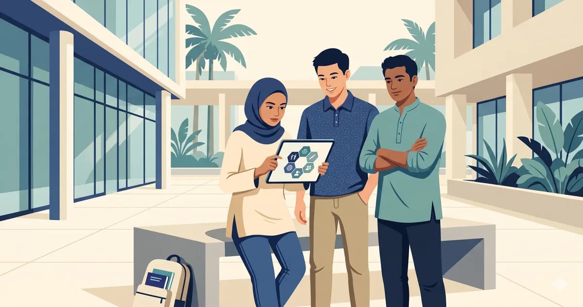 Pelajar Malaysia meneroka laluan universiti dan kerjaya